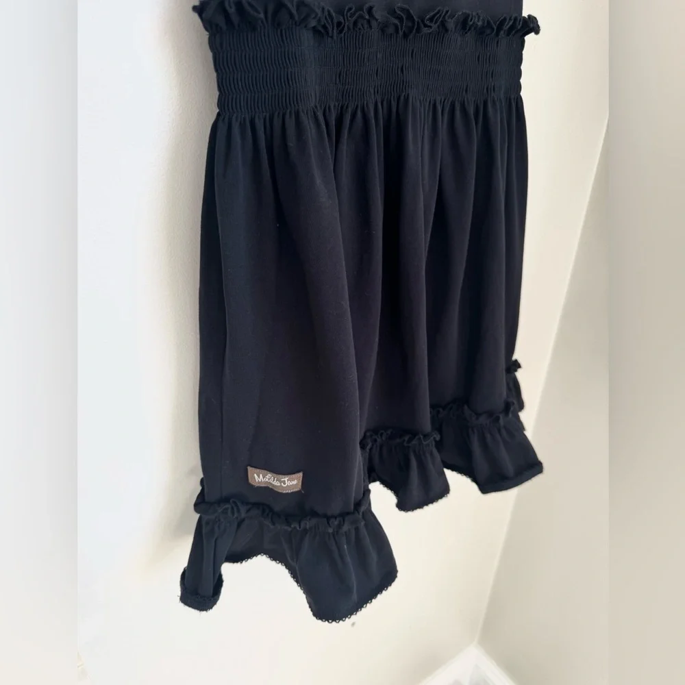 Matilda Jane Perfectly Paired Girls Black Dress Size 6Y
